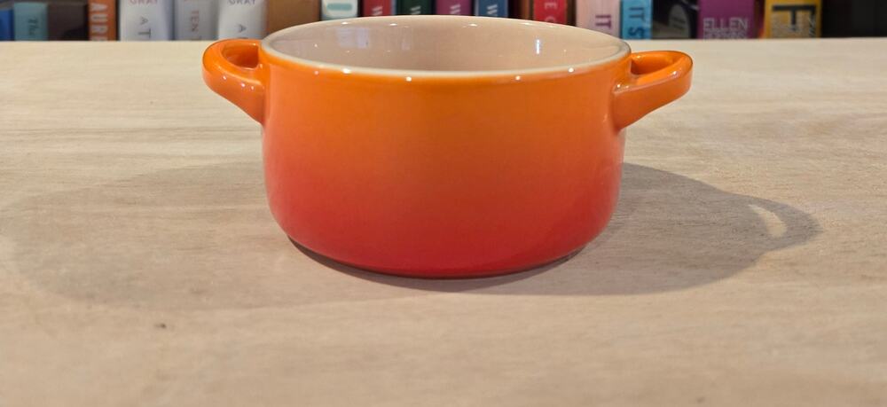 Le Creuset Mini Round Cocotte pot no lid Flame 1605